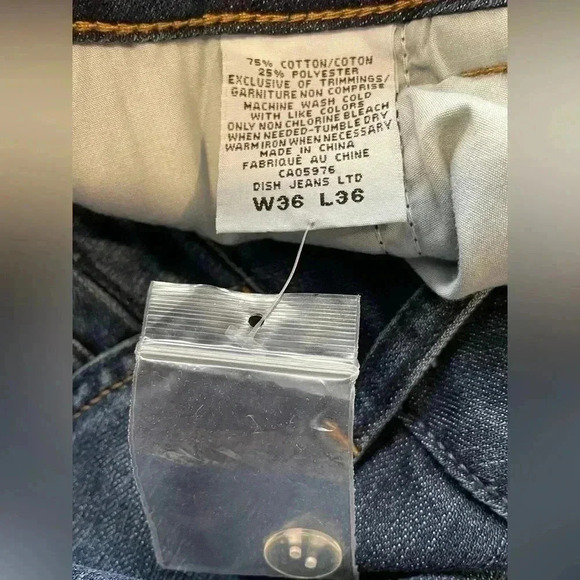 DUER dish  Jane Trouser Fit Jeans Size 36x36 - Picture 12 of 12